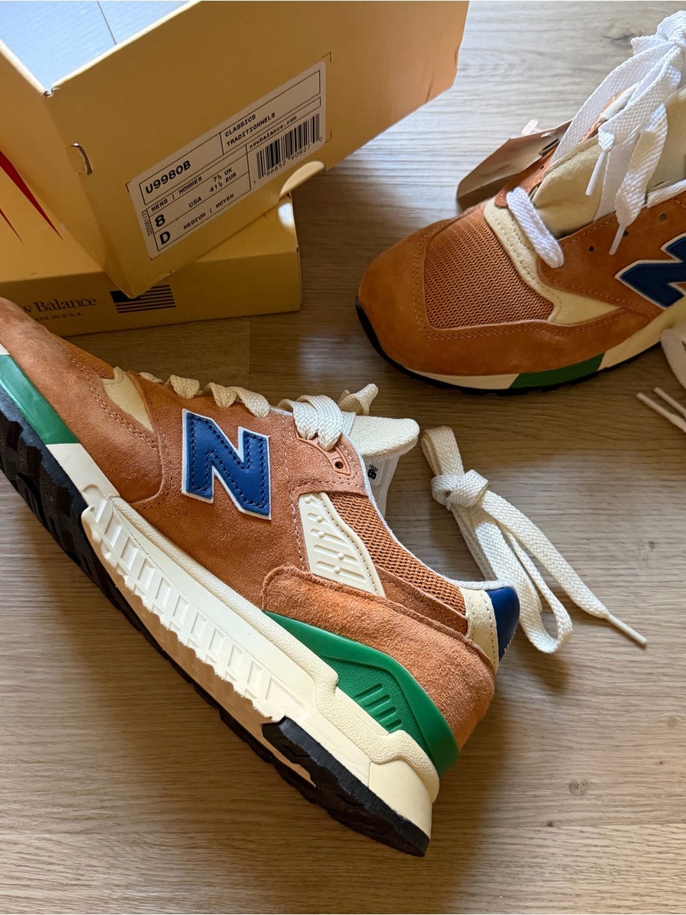New Balance 998 Teddy Santis Orange Royal